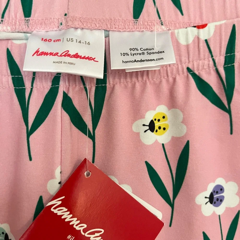 Hanna Andersson Pink Floral Leggings‎